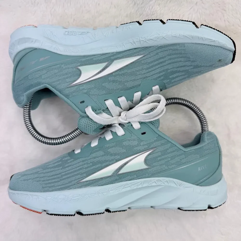 Altra Rivera Womens Road Running Shoes Teal Green Size 6 Zero Drop FootShape